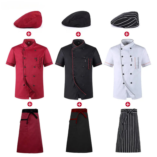 Lightweight Chef Uniform Set